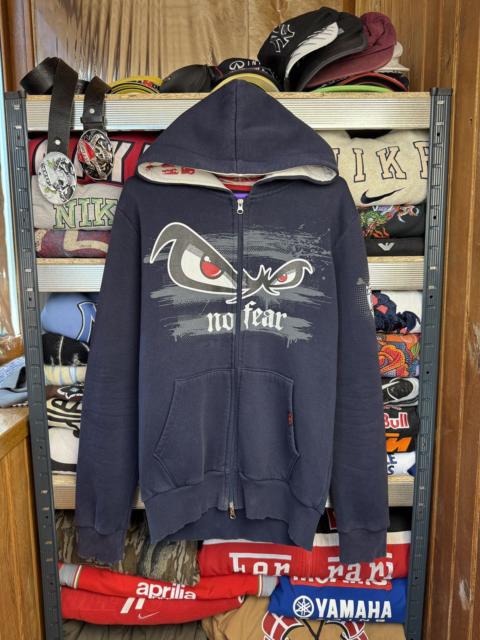 Other Designers CRAZY Vintage No Fear Zip-Up Hoodie
