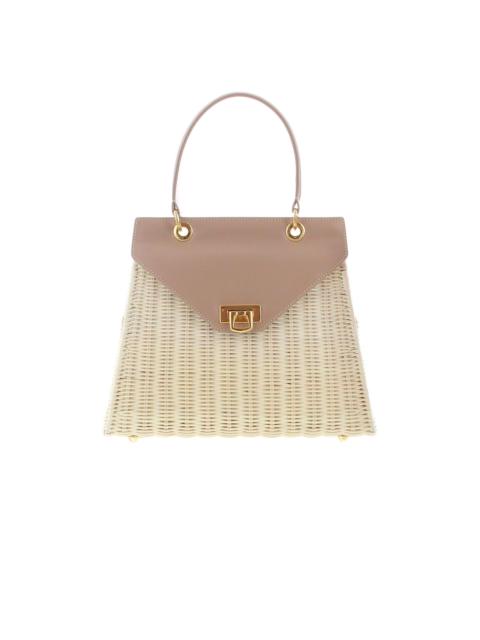 Other Designers CARLA SAINT-BARTH - Carla Saint Barth – Vimini Trapezio Flat Bag – Natural / Desert
