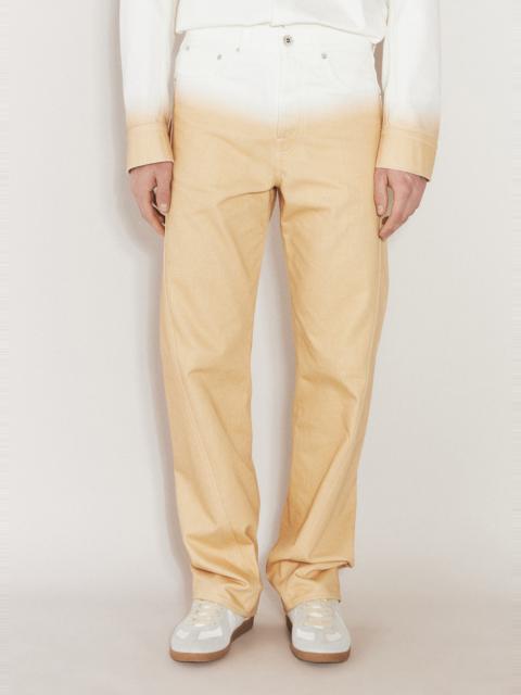 Lanvin Gradient-Effect Twisted Jeans