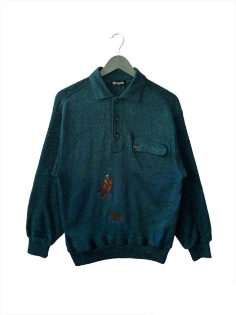 Other Designers Vintage ZealZip Knitwear Half Button Sweatshirt