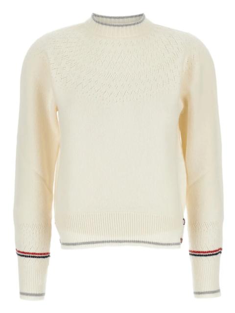 Thom Browne THOM BROWNE - Women Pointelle Fair Isle Crew Neck Pullover