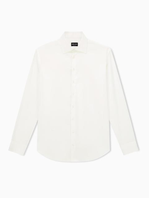GIORGIO ARMANI Regular-fit classic cotton shirt
