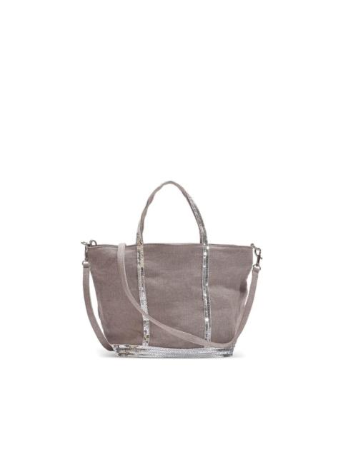 Vanessa Bruno Linen Small Zipped Cabas Tote