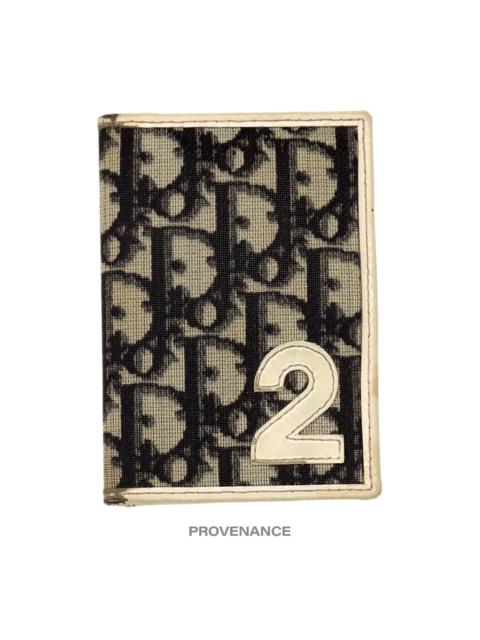 Dior Dior Pocket Organizer Wallet - Dior Trotter White 2 Black
