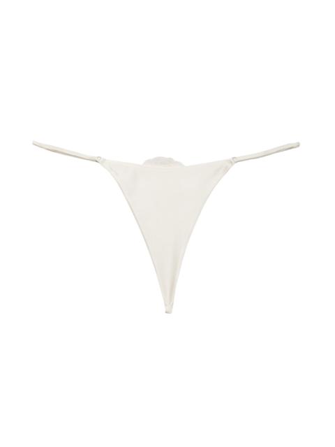 Fleur du Mal Rose Luxe V-String