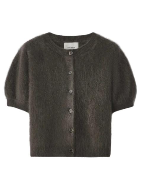 LISA YANG Lucianne Cardigan in Dark Fern