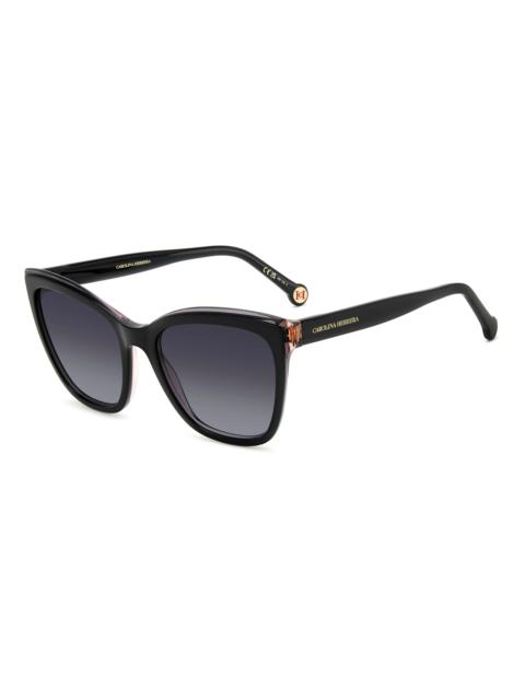 CAROLINA HERRERA Carolina Herrera Grey Gradient Cat Eye Ladies Sunglasses HER 0188/S 0KDX/9O 55