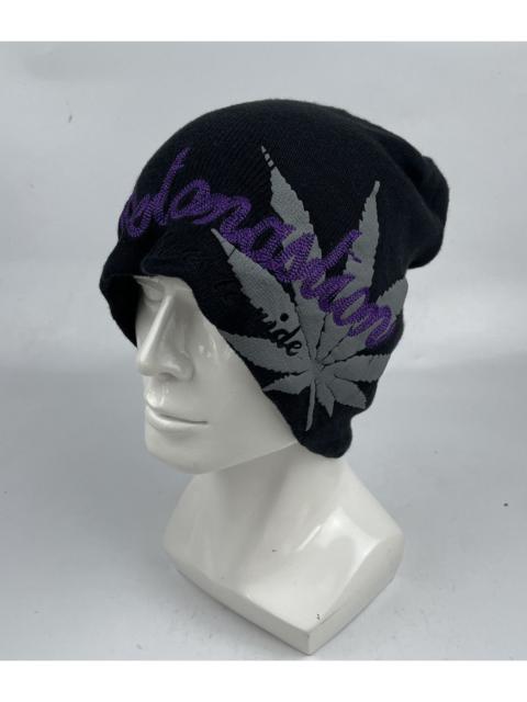 Other Designers Japanese Brand - marijuana leaves beanie hat snow cap tc26