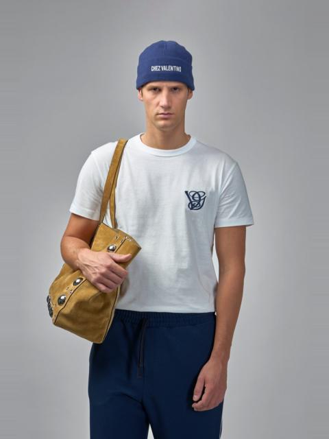 Valentino Cotton T-Shirt With VG Patch