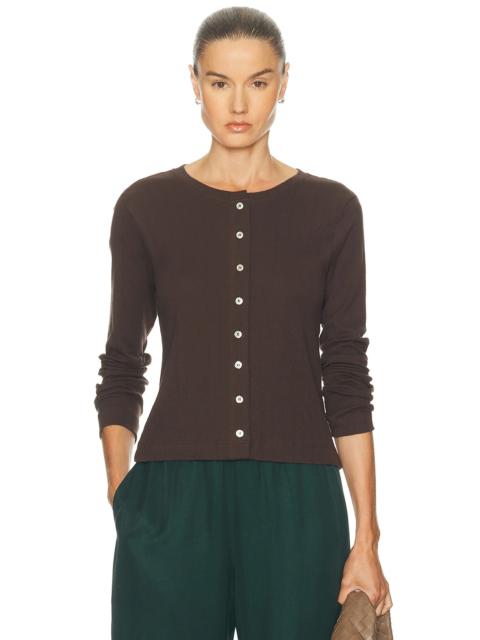LESET Pointell Classic Cardigan