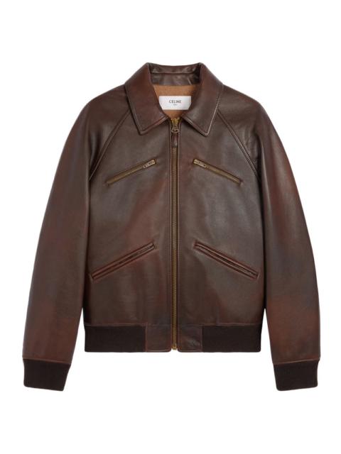 CELINE Celine Men Calfskin Bomber Jacket