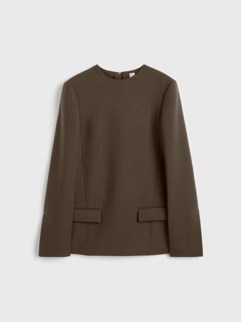 TOTEME Pocket top bark