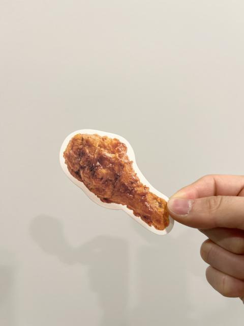 Vintage - STEAL! Y2K Japan Fried Chicken Drumstick Sticker 🍗