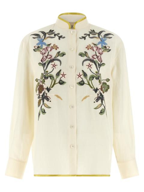Valentino Valentino Garavani Women Valentino Garavani Floral Embroidery Shirt