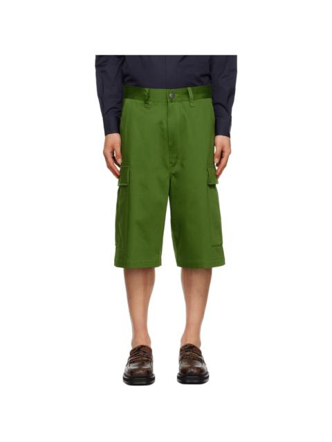 AMI Paris Green Pocket Shorts