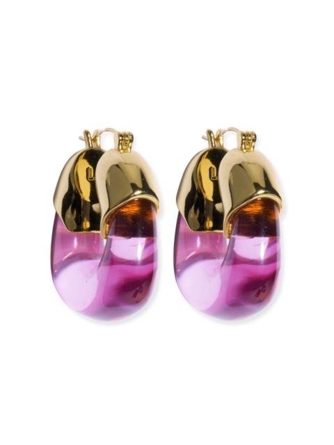 LIZZIE FORTUNATO The Organic Hoops in Flamingo