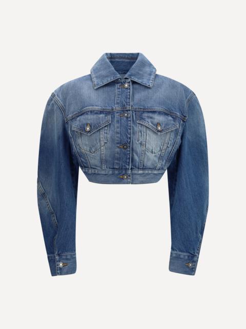 Givenchy Cropped open-back denim Jacket