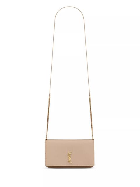SAINT LAURENT Cassandre Crossbody Bag Phone Holder with Strap