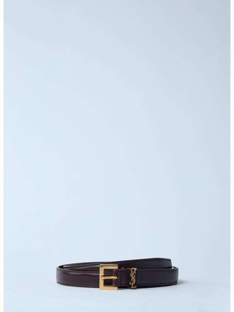 Saint Laurent Women Cassandre Thin Belt