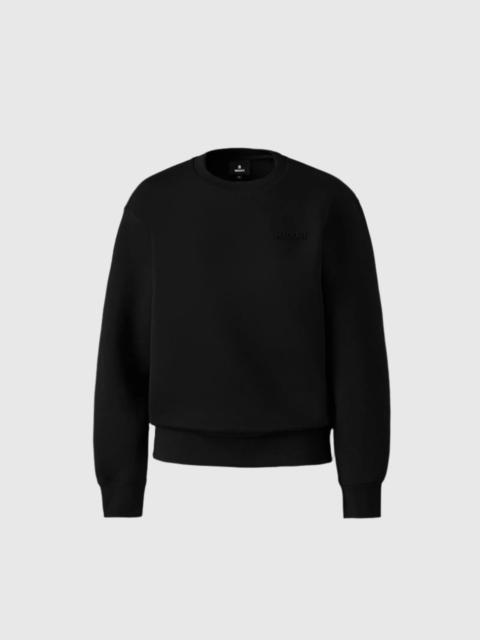 MACKAGE JULIANNA Double-Face Jersey Sweatshirt