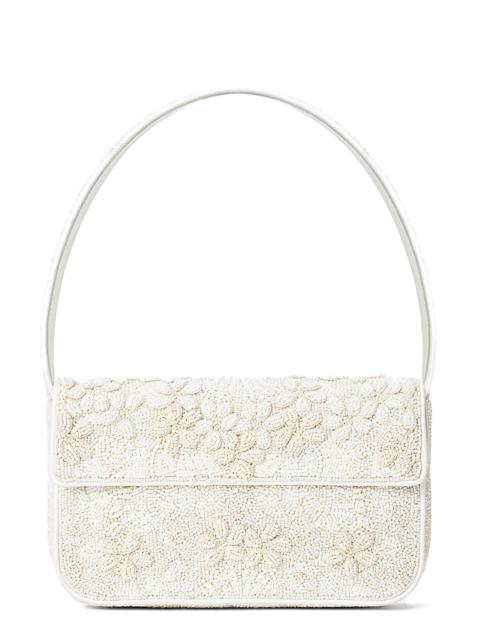 STAUD STAUD Tommy Beaded Shoulder Bag in Garden Party at Nordstrom