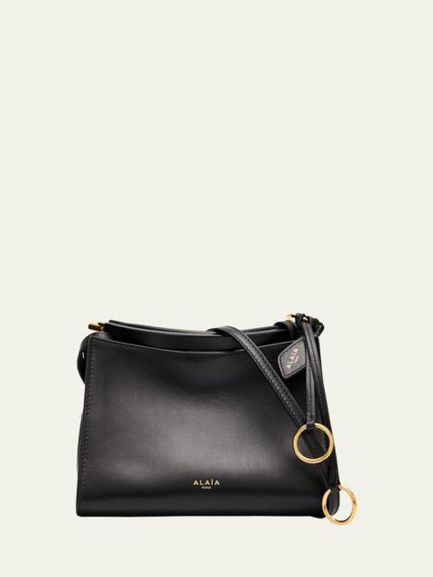 Alaïa Le Click Small Square Shoulder Bag in Glossy Leather