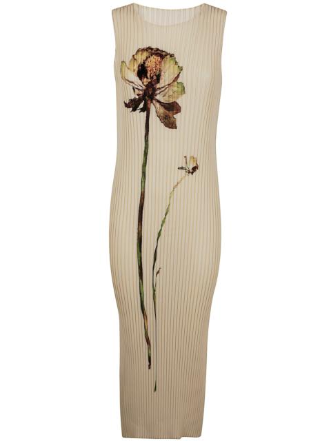 Issey Miyake Women Pressed Flora Pleats Dress