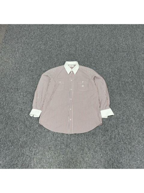 CHANEL Chanel Striped Layered Shirt