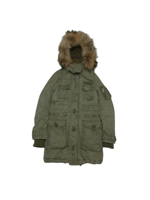 Other Designers Le Grande Bleu (L.G.B.) - ⚡SEND OFFER⚡Vtg Moussy Tactical Fur Jacket