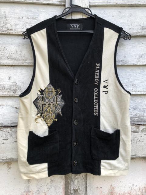 ✔️Rare✔️ Playboy Collection Embroidry Cotton Vest