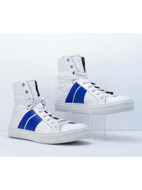 AMIRI Amiri Sunset Sneakers White Blue High Top Lace Up $595 - Siz