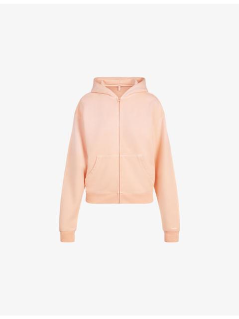 SKIMS French Terry Zip-Up Cotton Hoody