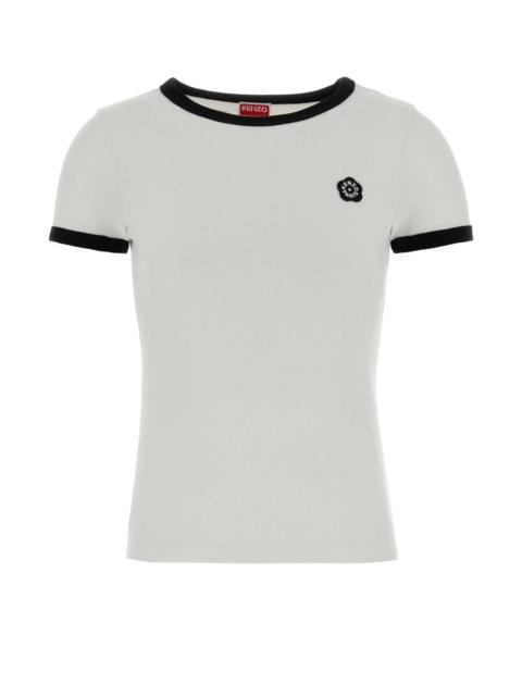 KENZO Kenzo Women Gots Boke Flower 2.0 Emb Fitted Rib T-Shirt