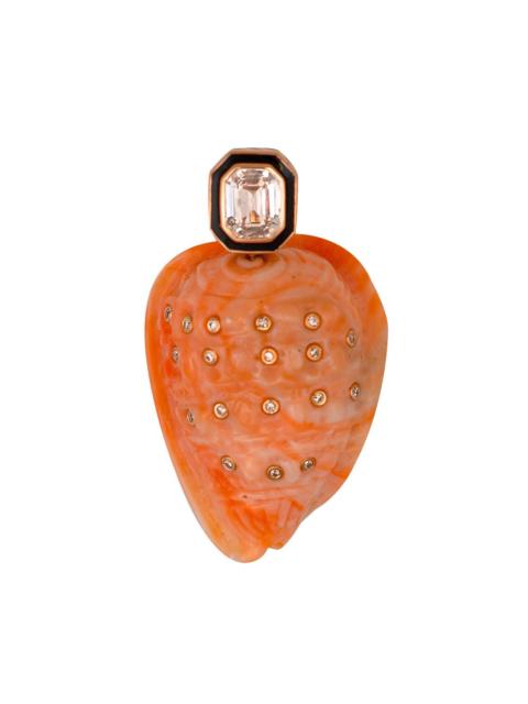 DEZSO Diamond Helmet Shell Pendant