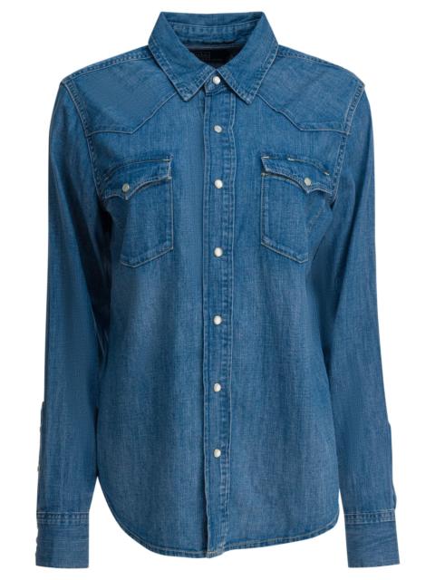 Other Designers Polo Ralph Lauren Western Denim Shirt