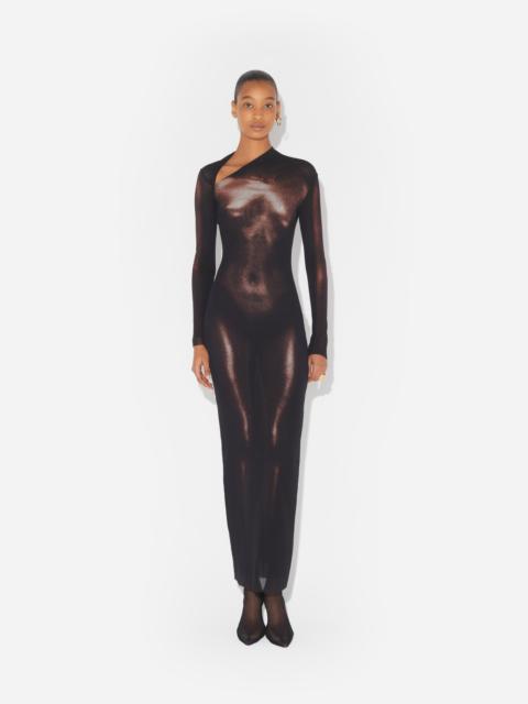 Jean Paul Gaultier THE LONG BRONZE BODY DUST DRESS