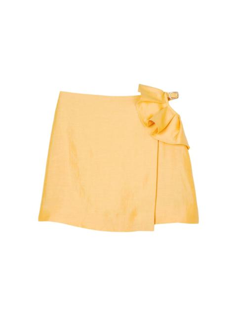 ruffle-detailing mini skirt