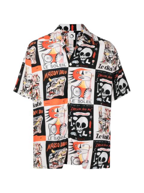 ENDLESS JOY GRAPHIC-PRINT SHORT-SLEEVE SHIRT