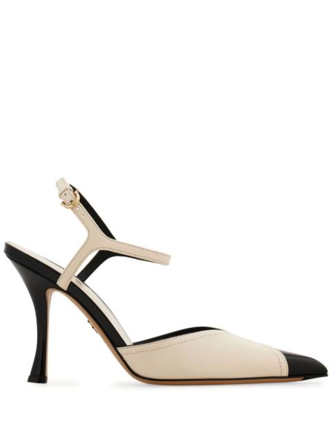 FERRAGAMO Ferragamo contrasting inlays pumps