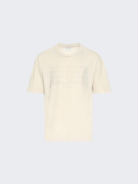 Maison Margiela Short Sleeves Tee Natural