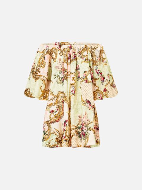 CAMILLA OFF SHOULDER PUFF DRESS