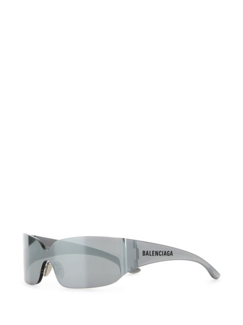 BALENCIAGA Grey nylon Mono Square sunglasses