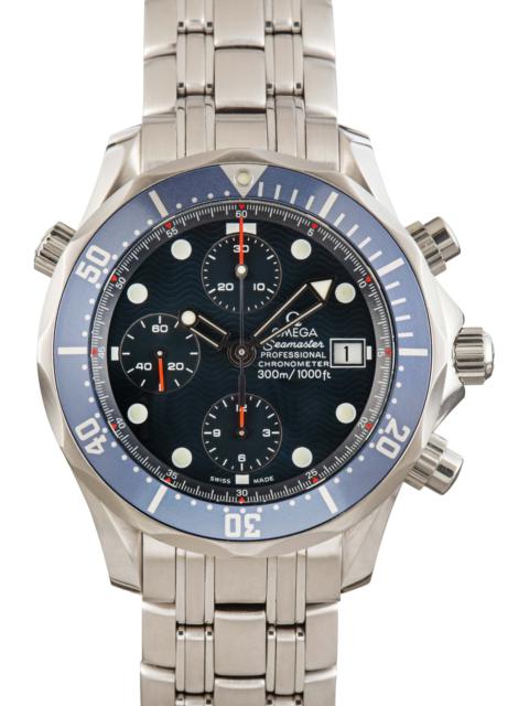 Used Omega Seamaster 300M Blue Wave Dial