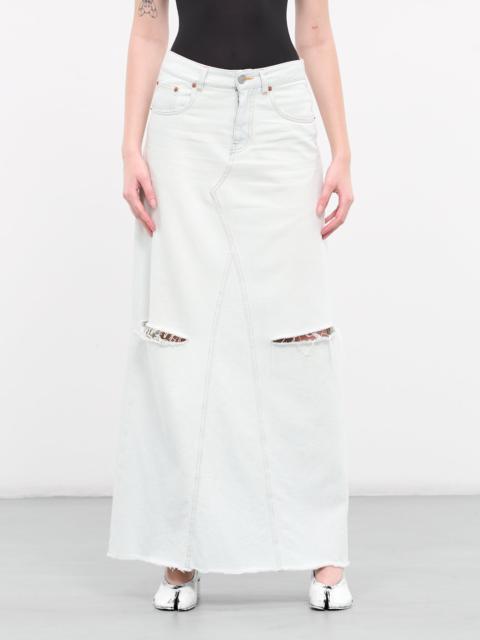 MM6 Maison Margiela Denim Maxi Skirt