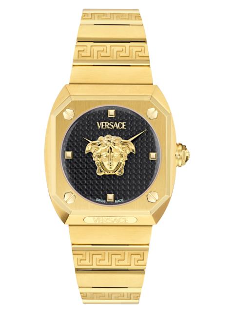 VERSACE Versace Antares Bracelet Watch, 35mm in Ip Yellow Gold at Nordstrom