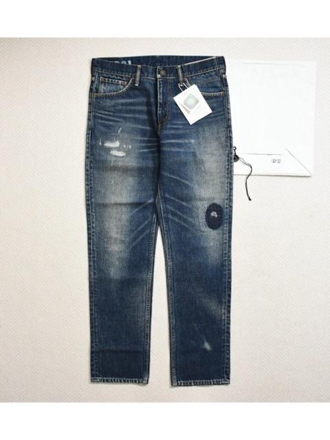 visvim Visvim 03D21 Social Sculpture 03 Damaged-21 Embroidered Jeans