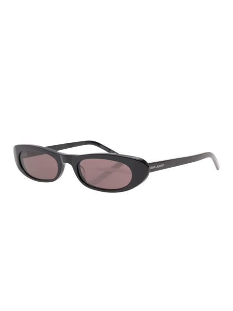 SAINT LAURENT Saint Laurent Women 'Sl 557' Black Cat-Eye Sunglasses In Acetate Woman