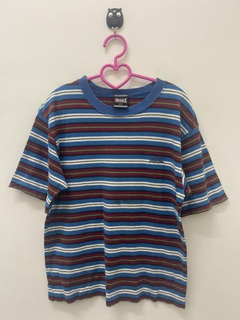 Other Designers Rare 90s Vintage LONSDALE Striped Single Stitch Tee