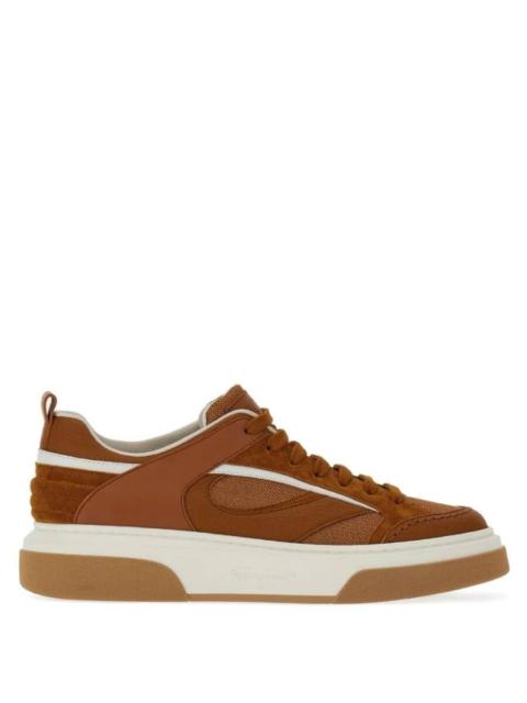 FERRAGAMO Ferragamo Cassina Leather Low-Top Sneakers