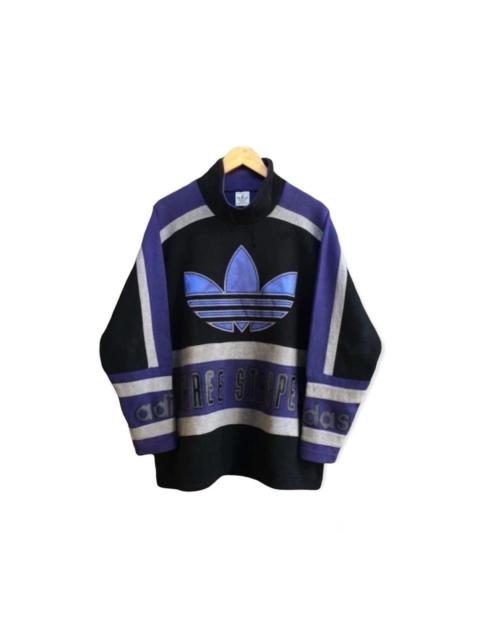 adidas Vintage 90s Adidas Descente Japan Big Trefoil Three Stripes